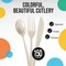 Exquisite Polished Plastic Silverware – 150 Pcs Heavy Duty Cutlery Set – 50 Each of Forks, Knives & Spoons – Disposable Utensil Set for Parties, Events & Catering – Flatware Set by Party Solids